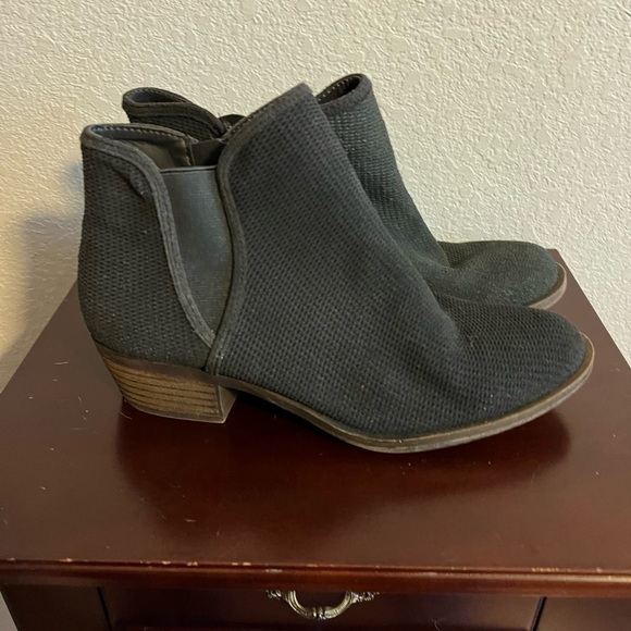 BLACK Kensie Gerona Zipper Boots Size 6.5 - Picture 2 of 12